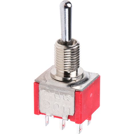 Interrupteur à levier RS PRO, On-On-On, 2RT, 5 A @ 250 V c.a. ( Prix pour 1 ) (1/2)