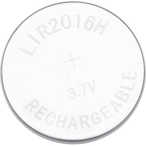 Akyga AKY1983 Batteria ricaricabile a bottone LIR 2016 Li-Ion 28 mAh 3.7 V 1 pz.