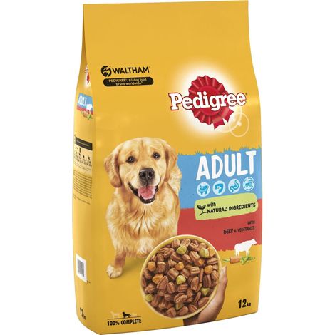 Pedigree Complete Adult Original Beef & Veg 12kg - 29126 (1/5)