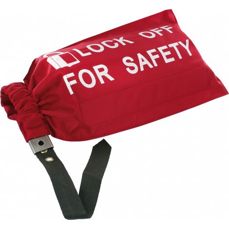 Blocco di sicurezza a sacca, per telecomandi, interruttori industriali, Lockout Tagout LOTO - THIRARD