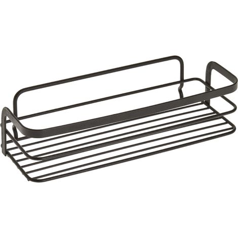 Étagère rectangulaire, Noir, 26 x 10 x 6 (1/5)