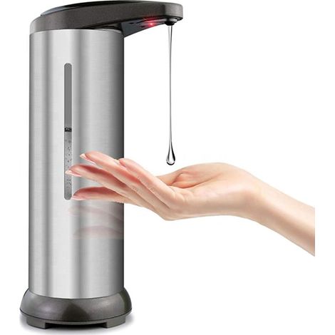 MINKUROW Dispenser Automatico, Dispenser Di Sapone E Disinfettante Per Le Mani, Dispenser Di Sapone, Con Sensore Automatico, Ricaricabile, Evitare Il Tocco, Antivirus, Tecnologia (1/5)