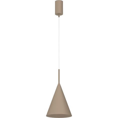 Lampada a sospensione Capital cono Ø17 cashmere GX53 Milagro (1/5)