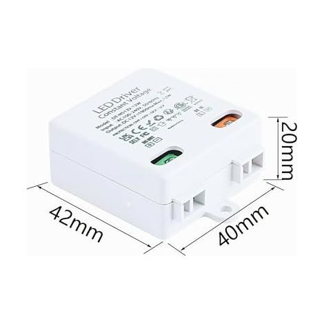 Mini LED Driver 12V/DC 12W DC Lamps and Lights Electronic Transformer (1/4)