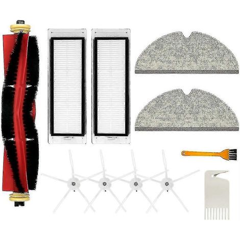 Filtre principal, brosses latérales et balai serpillière pour Xiaomi Roborock E5 S5 Max S6 Maxv (1/5)