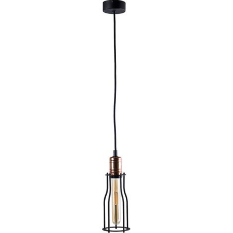 Lampada a sospensione Nowodvorski Workshop nera rame 6337 (1/4)