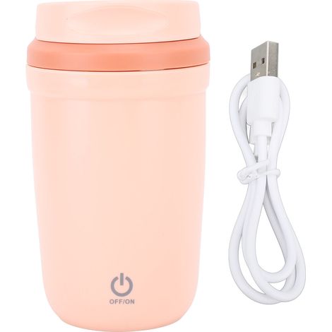 Tazza magnetica automatica da 350 ml, ricaricabile tramite USB, con funzione di rotazione e miscelazione automatica, ideale per bevande a base di caffè, latte e cioccolato. (1/5)