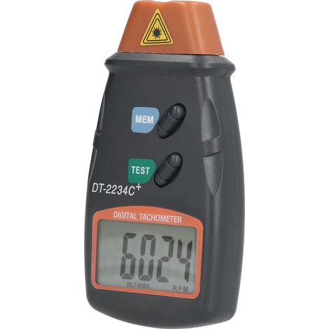 Tachymètre Laser DT2234C+ pour Mesure de Vitesse et de Tours par Minute (1/5)
