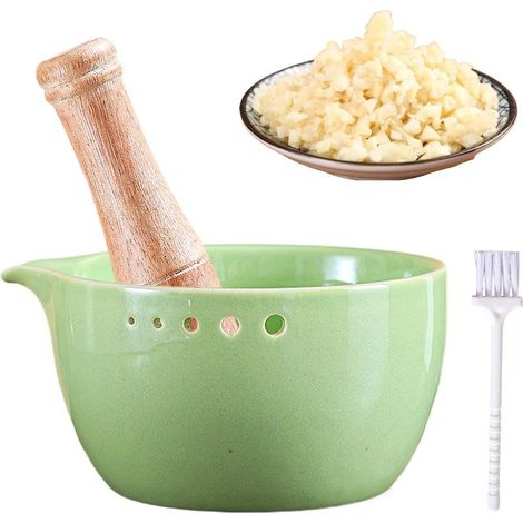Knoblauchreibeschale – Küchenaccessoire zum Zerkleinern und Reiben von Lebensmitteln (1/5)