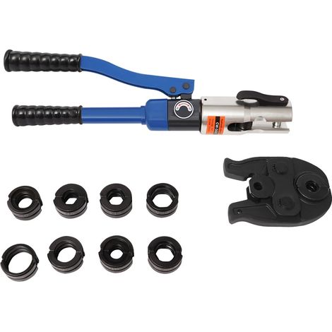 Pince professionnelle avec profil V et U, Pince à sertir pour inserts de mâchoires en aluminium-plastique et tube composite U16/20/25/32 + V12/15/18/22/28