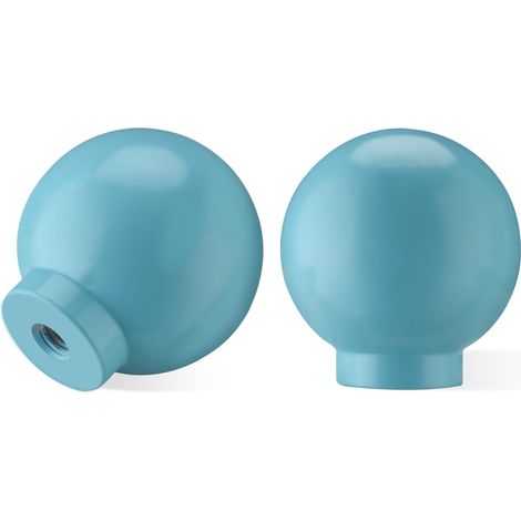 4 Pièces Boutons de Meuble en Aluminium Bouton de Portes pour Placards avec Vis Poignée Ronds pour Tiroir Commode Chambre d'enfant (1/5)