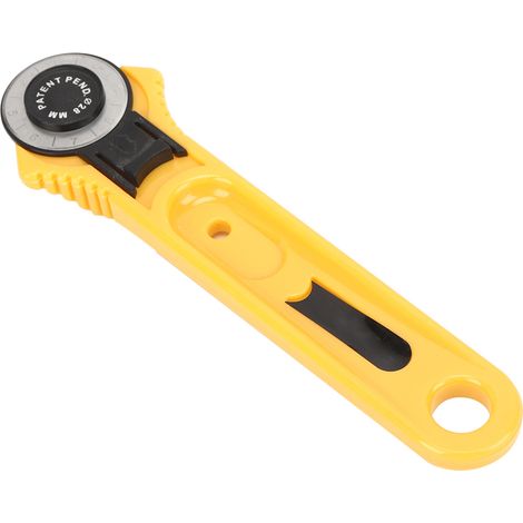Cutter rotatif pour tissus d'habillement, cutter à rouleau, outil de découpe pour loisirs créatifs, 28 mm (1/5)