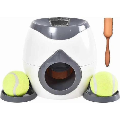 Lanceur automatique de balles de tennis pour chien (récompense alimentaire pour l'entraînement interactif) (1/5)
