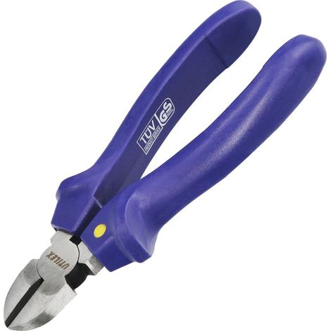 UTILEX alicates utilex corte diagonal   175 mm. , Alicates universales corte diagonal.- Longitud: 175 mm.- Ideal para trabajos industriales.- Mango color azul. (1/4)