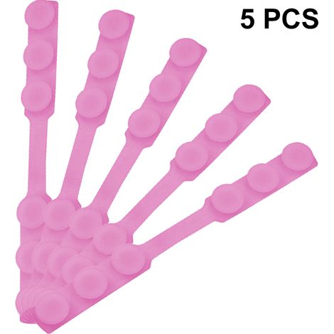 5pcs Ensemble monobloc de rallonges de boucle d'oreille sans fixation, de crochets de fixation de masque anti-serrage, d'accessoires pour boucles d'oreille, de clips d'oreille, de boucles de masque et (1/5)