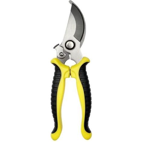 Robust Garden Pruner - Sharp Blade - Ideal for Pruning and Branch Cutting - Stainless Steel