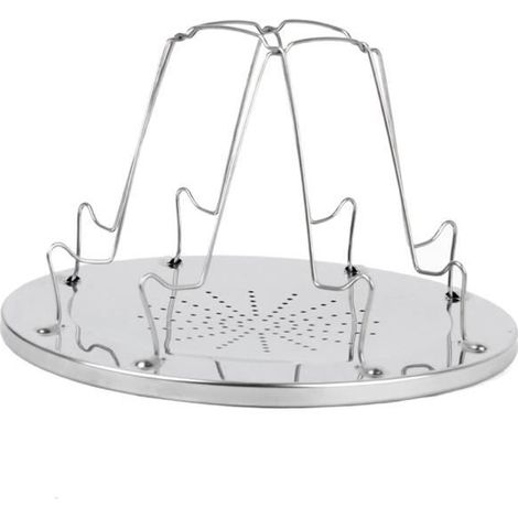 1 Grille-pain camping, acier inoxydable, 4 tranches, pliable, pour réchaud gaz, pêche plein air