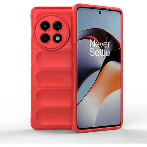 Étui pour OnePlus ACE 5G - TPU + Flanelle Magic Shield, Rouge