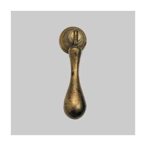 PENDENTE PER MOBILI '21396' 18x63 mm - Ottone antico