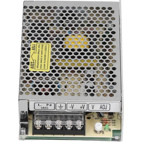 BERM S-75-24 DC Switching Power Supply for Monitoring LED Strip Lights, Adapter, Power Transformer 110/220V