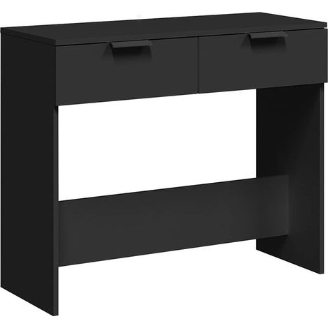 Konsolentisch Schwarz 90x36x75 cm Holzwerkstoff vidaXL (1/5)