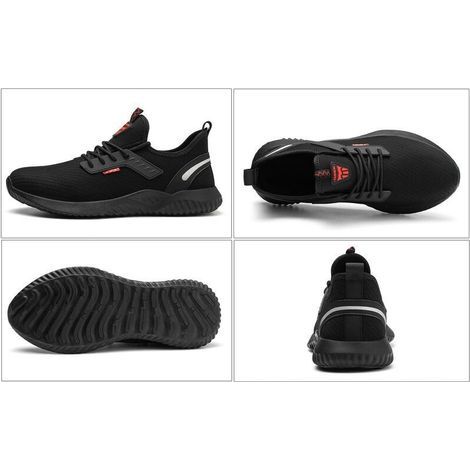 Chaussures de sécurité Chaussures De Sécurité Homme Femme Legere Baskets De Sécurité Chaussure De Travail Embout Protection Acier Chaussure De Chantier Antidérapantes Taille 44 Eu