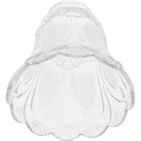 Frosted Glass Lampshade 4.92X4.92X4.92 Inches Transparent Ceiling Lamp with Soft Dustproof Lighting for Living Room Bedroom Office (1/5)