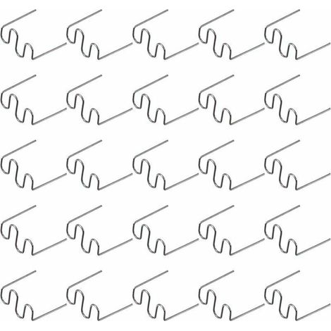 500 Pcs Baguettes de Soudage Agrafe Chaude Réparation Machine en Plastique Soudage Agrafeuse Chaude Voiture Auto Pare-Chocs Réparation Pré Coupe Vague Agrafes 0.6 Mm,de DEBUNS (1/5)