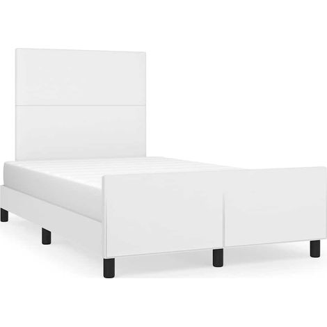 Maison Exclusive - Giroletto con Testiera Bianco 120x200 cm in Similpelle (1/5)