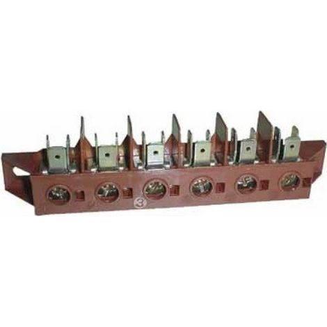 Morsettiera di connessione 6 fili - Forni, Fornelli Elettrici e a Gas - BRANDT - 295918