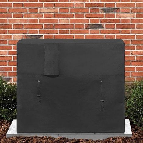 Housse Pompe A Chaleur - Tissu Oxford 210D Impermeable - Pour Chauffage Piscine - 101x86x78 cm (1/4)