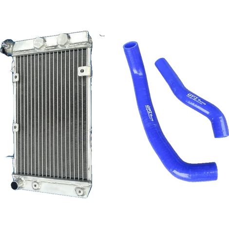 Radiador de aluminio de alto rendimiento, compatible con Suzuki LTZ400 KFX400 DVX400, azul. (1/2)