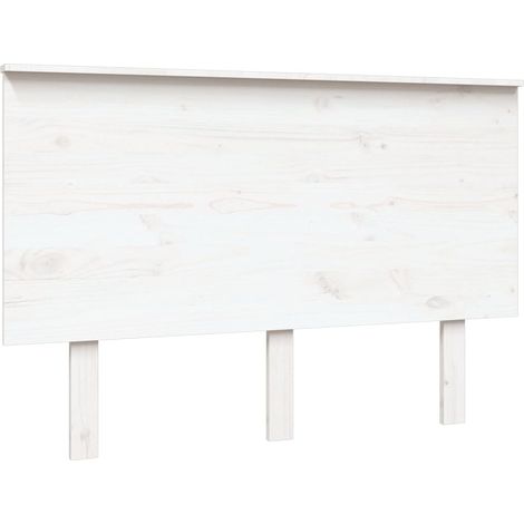 Cabecero accesorio para dormir mueble dormitorio 124 x 6 x 82,5 cm madera de pino blanco TDL0203932