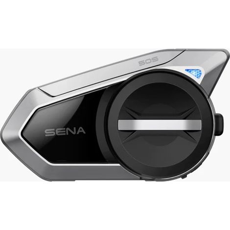 SENA 2025/09 INTERCOM MOTO 50S QUANTUM MESH 2.0 BLUETOOTH 5.0 JUSQU'À 2000M - UNITÉ CENTRALE SEULEMENT (EL)