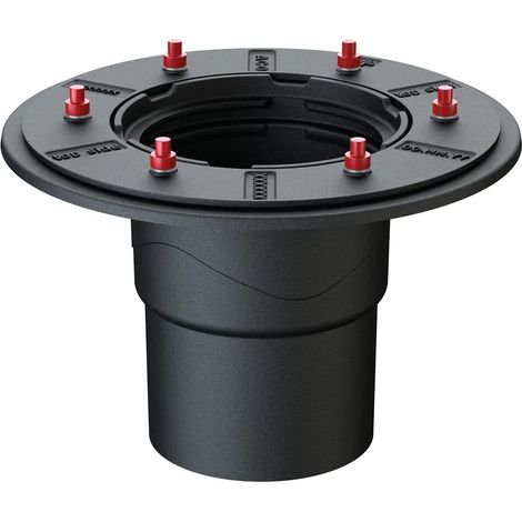 ACO Dachablauf Passavant Spin DN150 Guss Pressdichtflansch Stutzen 90Grad vertikal, 7036.10.12