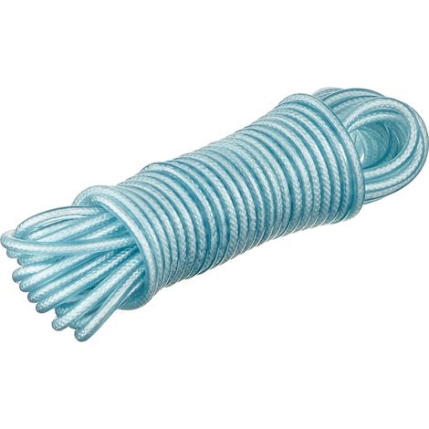 Corde à linge Extérieur Renforcée, Bleu, 5 x 15 m