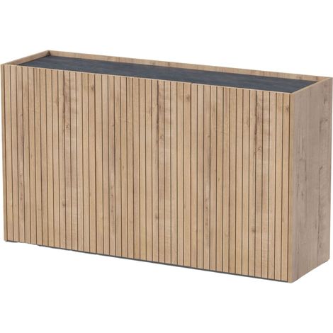 Aparador Salón Irati Estilo Moderno Color Roble Gold y Mármol 140 cm (1/5)