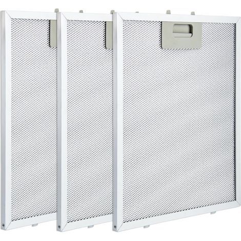 3-Piece Cooker Hood Grille 320x260mm Aluminium Alloy Compatible with AEG Whirlpool Kitchen (1/5)