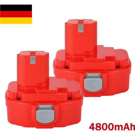 2 Packung 1822 18V 4800mAh Akku Ersatz für Makita PA18 1822 1823 1834 1835 192826-5 192827-3 192829-9 193140-2 193102-0 1941 0 0 5-7Batterien für Elektrowerkzeuge (1/5)