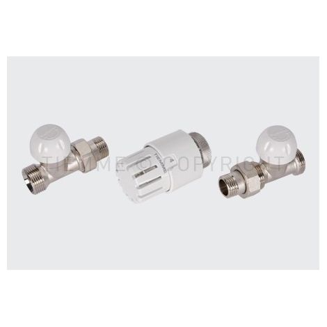 Kit Tiemme Valvola Detentore Testa Termostatica Dritta da 1/2 - 3300140