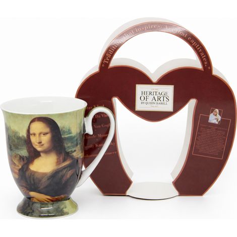 Porcelana Kubei Leonardo da Vinci "Mona Lisa" 300 ml como regalo (1/5)