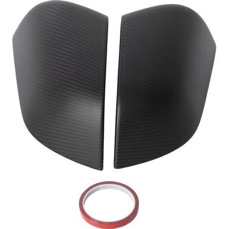 2 pièces Coques Rétroviseur Extérieur Mat Fibre de Carbone Remplacement Tesla Model 3 2018-2021 (1/5)