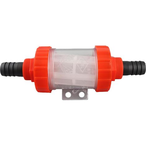 Filtre de Pompe à Eau Filtre de Tuyau de Fixation Filtre à Eau de Camping-Car Filtre à Maille en Ligne Agricole Pompe à Eau à Haut Débit Filtre Transparent pour Pompe à Eau de (1 (1/5)