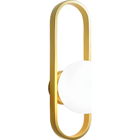 WALL LAMP TOOLIGHT APP1756-1W BRUSH GOLD WHITE