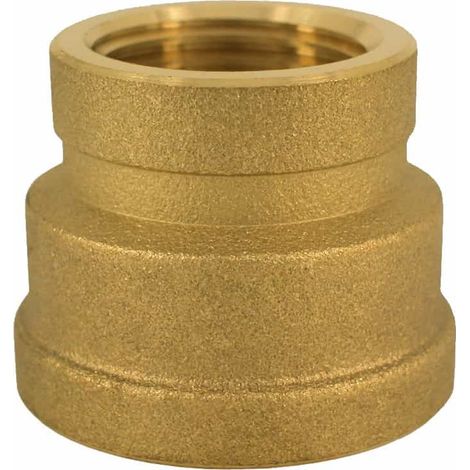 Messing Muffe reduziert, Gewindefitting 2" IG x 1 1/2" IG