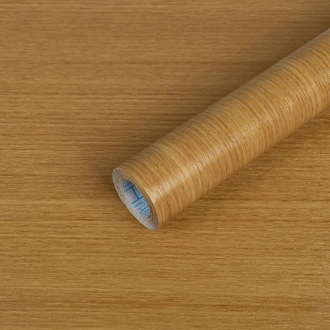 Papier Peint Adhesif pour Meuble Cuisine Effet Bois, Rouleau Vinyle Decoratif Film Papier Autocollant Stickers Meuble Imitation Bois, Revetement Plan de Travail Cuisine Porte 40×600cm (1/5)