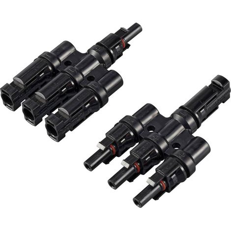Sygonix Solaradapter T-Verbinder (3 zu 1) 1000V SY-6408000 Spina a Y (1/4)