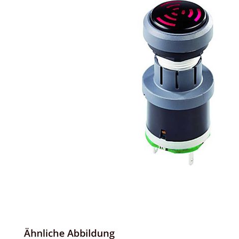 Georg Schlegel Akustischer Signalgeber, Intervall beleuchtbar, rund, OKTRON-R Flachstecker 2,8mm x 0,8mm - 1 Stück