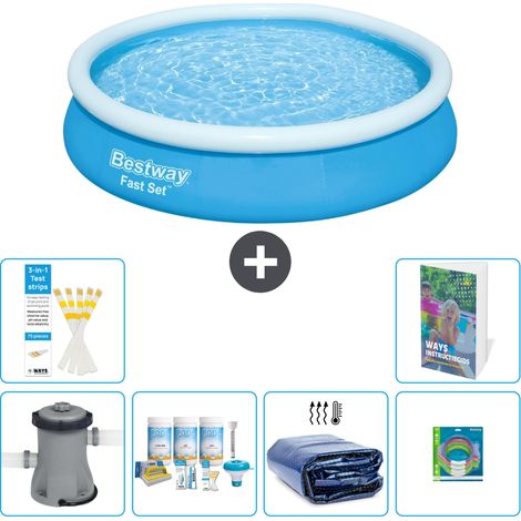 Bestway Piscina Bestway Fast Set Rotonda - 366x76 cm - 7-pezzi  S282