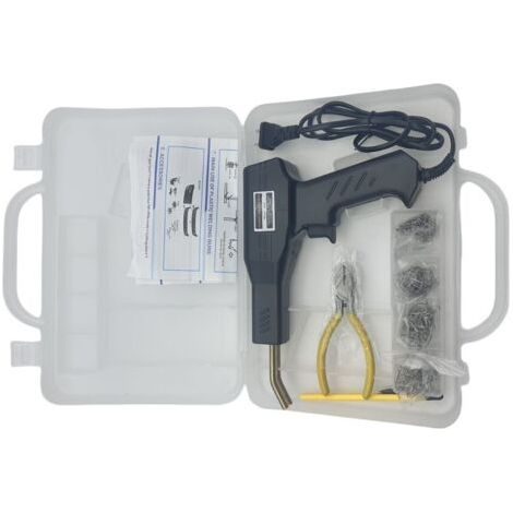 Poste à souder plastique 50 W, kit de réparation de fissures de pare-chocs de voiture, soudeuse plastique à agrafeuse à chaud, machine de réparation de soudure pour pare-chocs de voiture, pièces autom (1/5)
